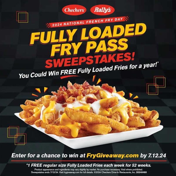 Get Ready to Satisfy Your Fry Cravings: Checkers & Rally's Fully Loaded Fry Pass Giveaway!