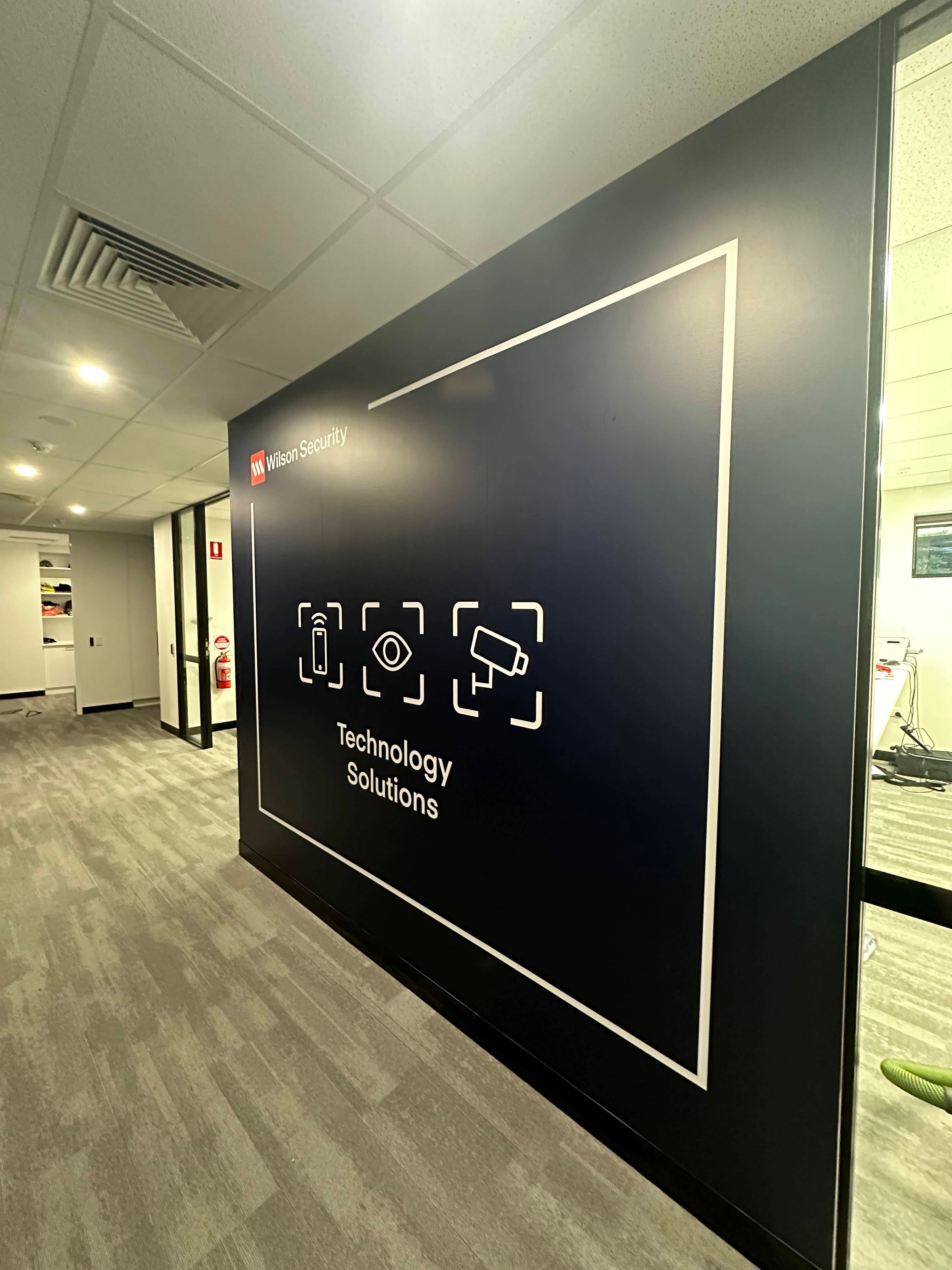 Stunning Wall Graphics for Wilson Security