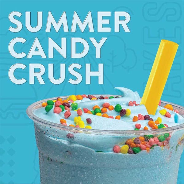MOOYAH Unveils Limited-Time Summer Candy Crush Shake - A Burst of Indulgence for Your Taste Buds
