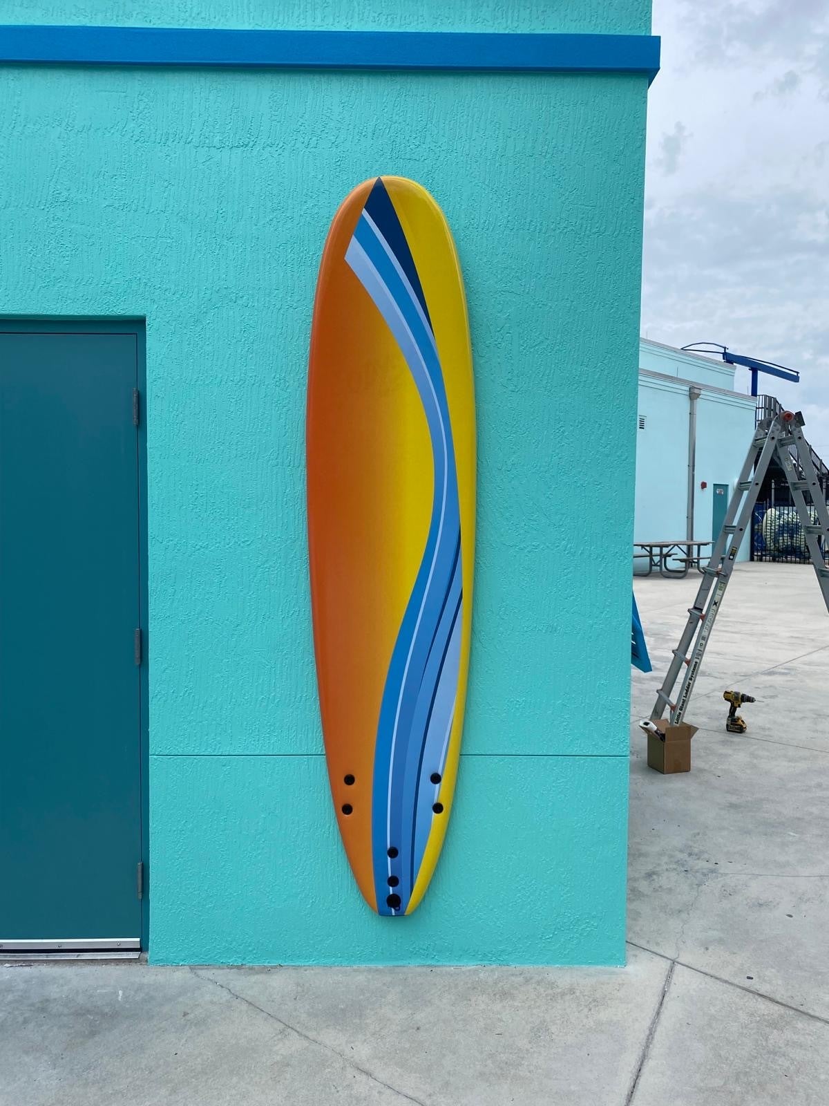 Surfboard Signs at Sailfish Splash Waterpark