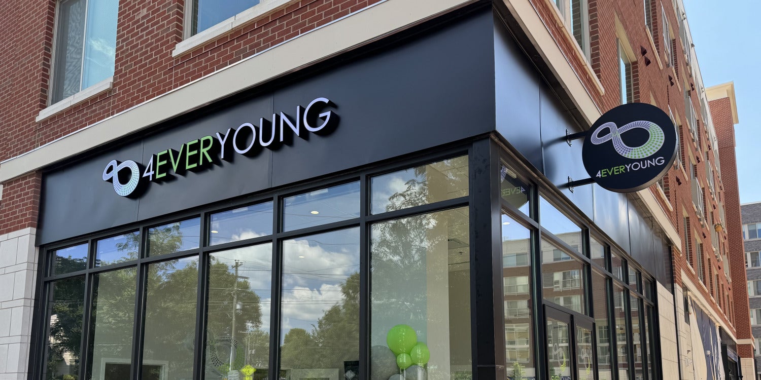 Custom Dimensional Logo and Letters for MemoryBlue in Tysons, VA