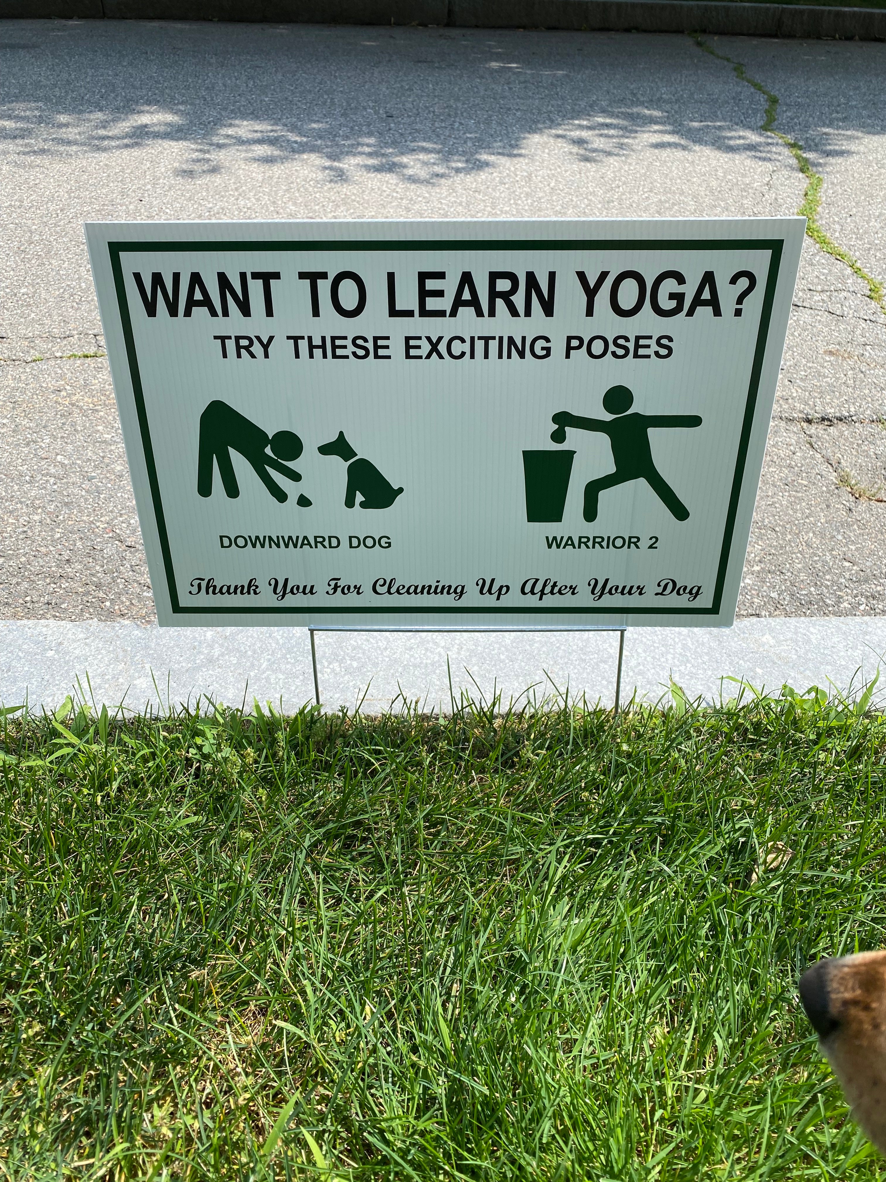 Signs are not JUST for businesses!