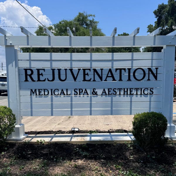 Monument Sign - Rejuvenation Medical Spa & Aesthetics
