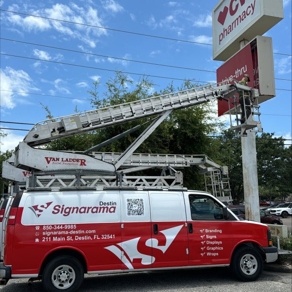Sign Installation Update for Destin FL