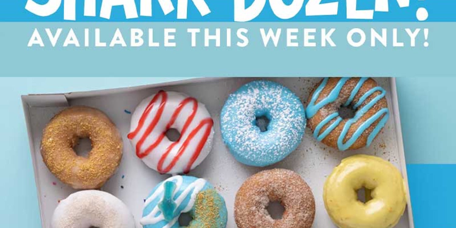 Sink Your Teeth into Duck Donuts' Limited-Time Shark Dozen: A Sweet Treat for a Safe Summer! Sink Your Teeth into Duck Donuts' Limited-Time Shark Dozen: A Sweet Treat for a Safe Summer!