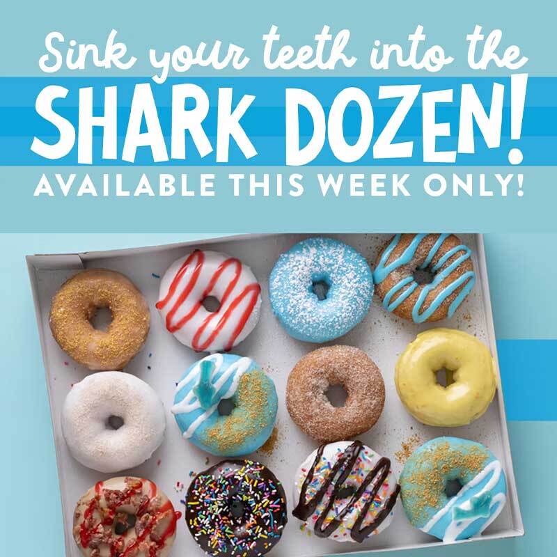 Sink Your Teeth into Duck Donuts' Limited-Time Shark Dozen: A Sweet Treat for a Safe Summer! Sink Your Teeth into Duck Donuts' Limited-Time Shark Dozen: A Sweet Treat for a Safe Summer!