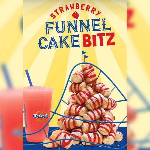 Snack on Nostalgia with Wetzel's Pretzels' 30th Anniversary Limited Edition Strawberry Funnel Cake Bitz Snack on Nostalgia with Wetzel's Pretzels' 30th Anniversary Limited Edition Strawberry Funnel Cake Bitz