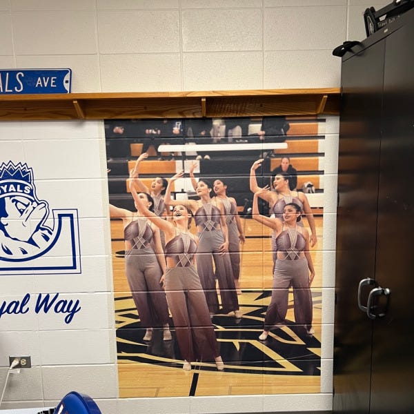 Larkin HS Wall Mural Dance