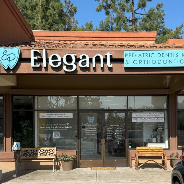 Elegant Pediatric Dentistry Storefront Signage