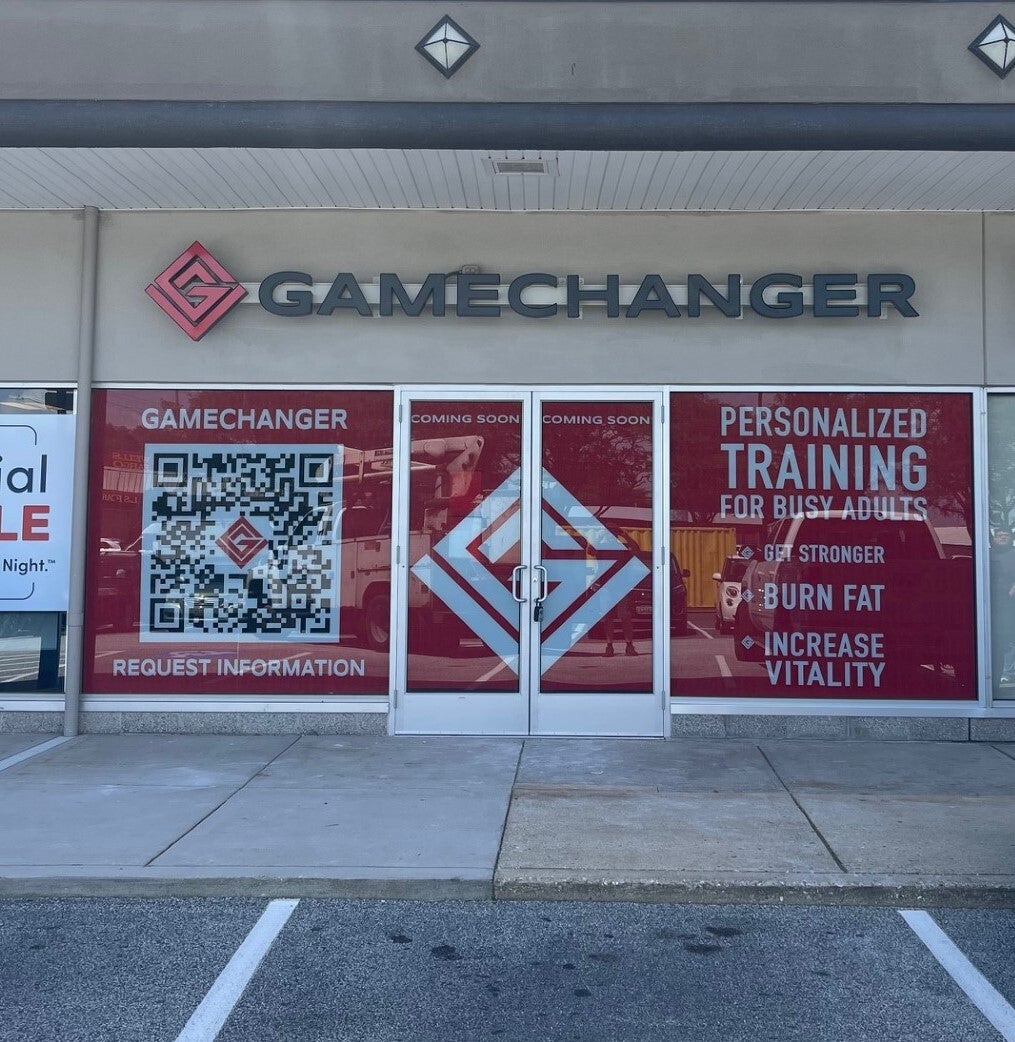 Gamechanger Raceway Mounted Channel Lettering