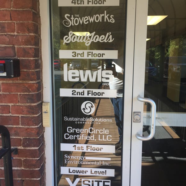 Lewis Group Window Graphics