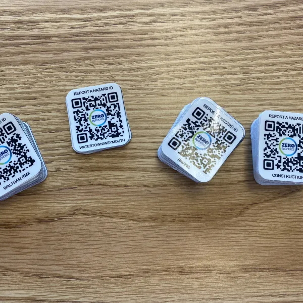 Holcim-Hazard ID stickers
