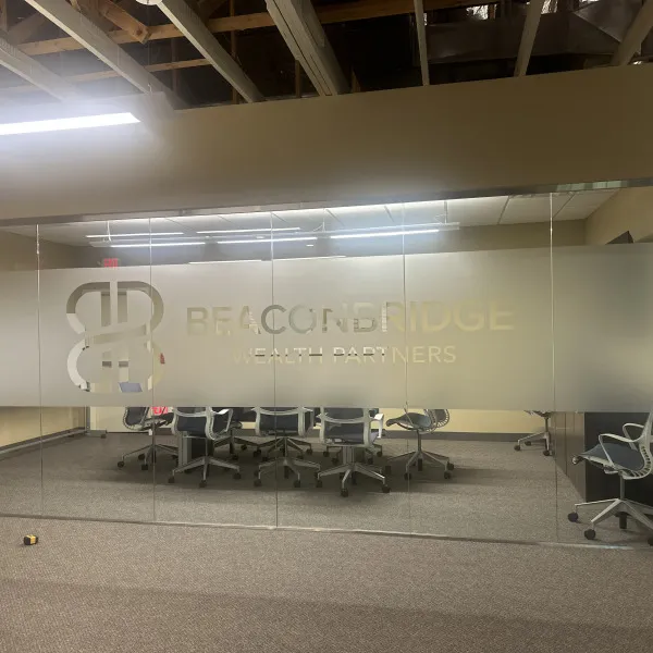 Beacon Bridge Wealth Partners Frosted vinyl