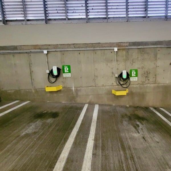 Custom Parking Signs - EV Parking Signs for Ridgepointe Corporate Center - Bellevue, WA