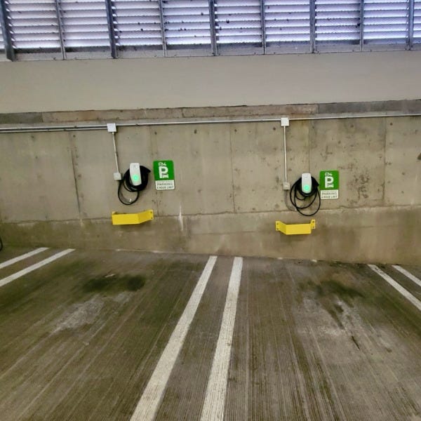 Custom Parking Signs - EV Parking Signs for Ridgepointe Corporate Center - Bellevue, WA