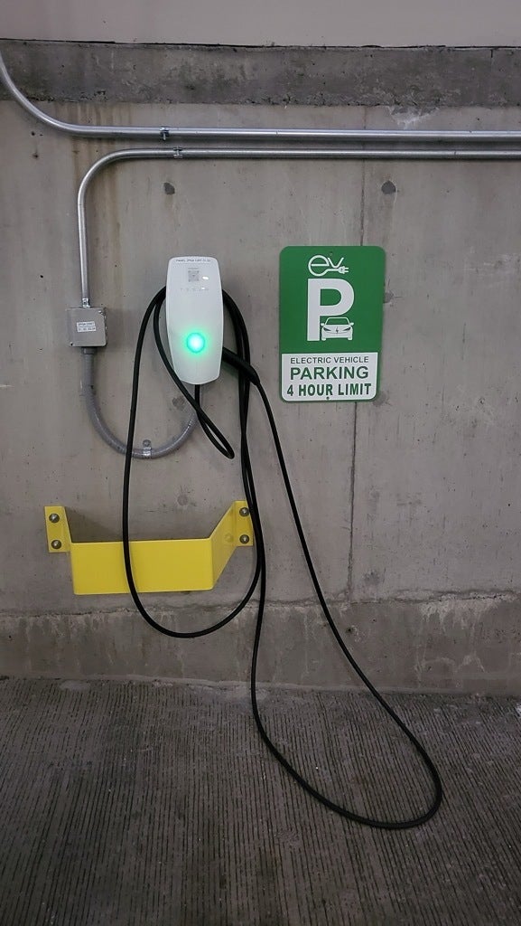 Custom Parking Signs - EV Parking Signs for Ridgepointe Corporate Center - Bellevue, WA