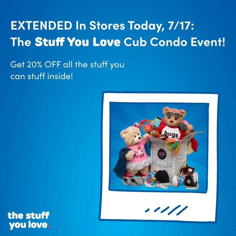 Build-A-Bear Workshop Unveils 'Stuff You Love Cub Condo Event' for Personalized Stuffed Creations Build-A-Bear Workshop Unveils 'Stuff You Love Cub Condo Event' for Personalized Stuffed Creations