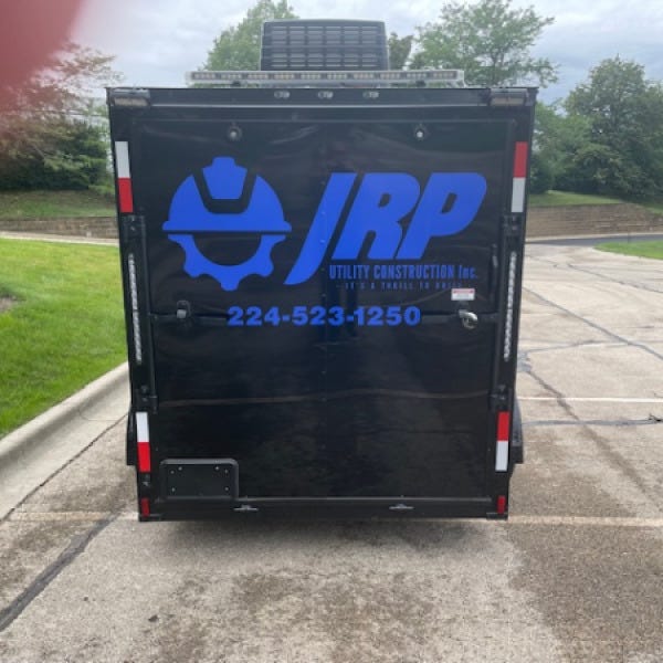 JRP Utility Trailer Rear