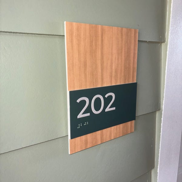Legacy Ridge Unit ID ADA Sign