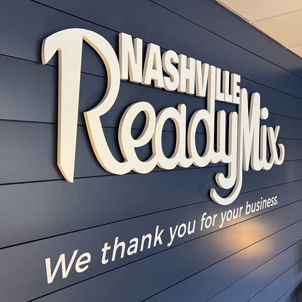 Dimensional Logo Lobby Sign