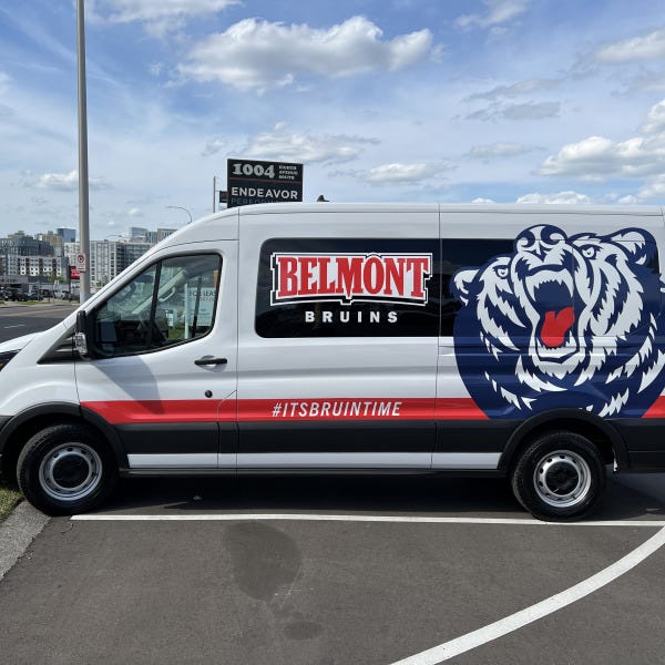 Vehicle Graphics Belmont Bruins
