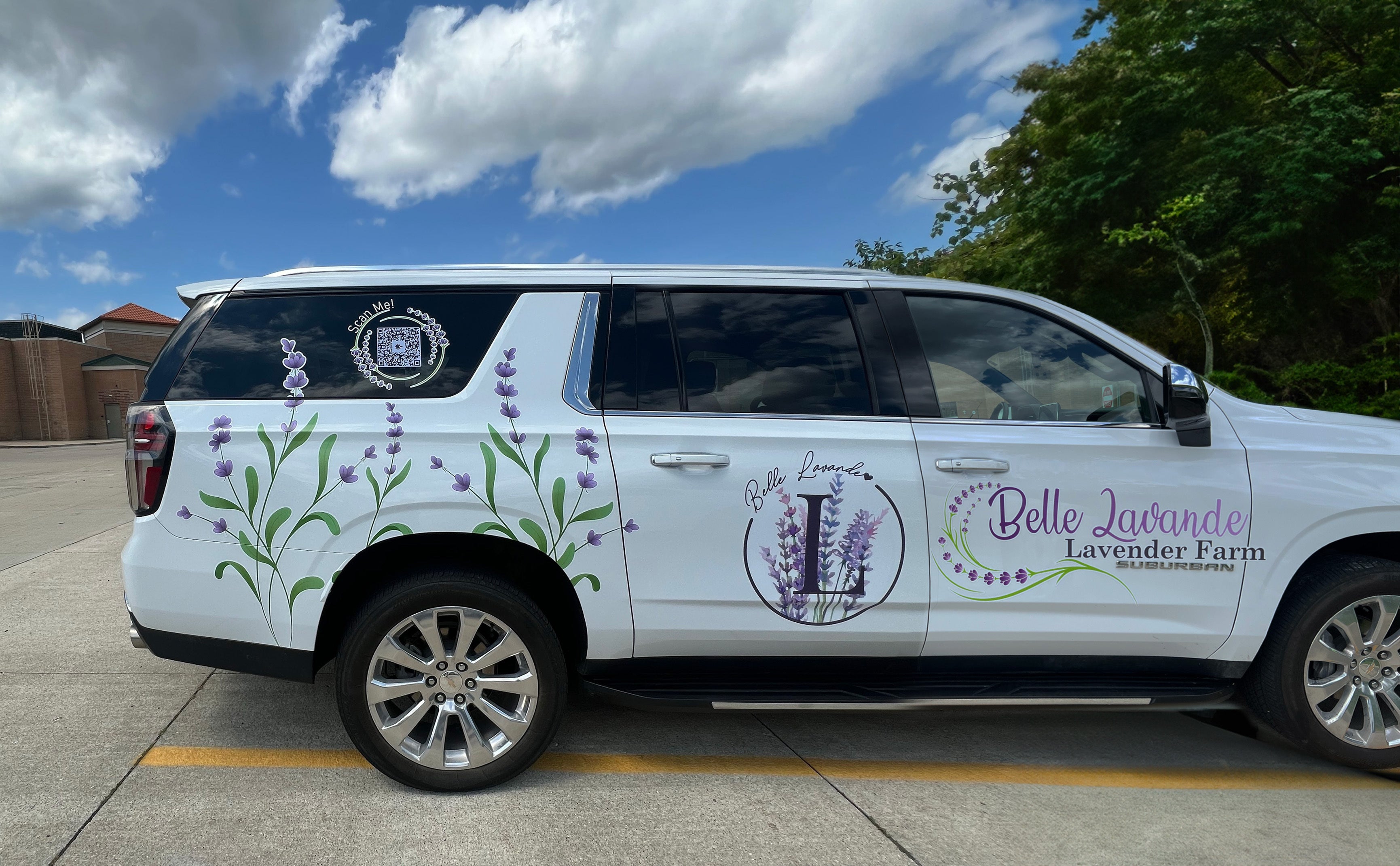 Belle Lavande Vehicle Graphics