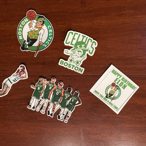 Decals as Birthday Party Giveaways