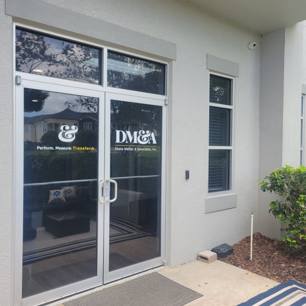 Window, Door, and Dimensional Lettering for Diane Meiller & Associates