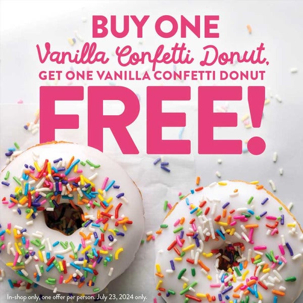 Duck Donuts Sweetens National Sprinkle Day with BOGO Deal: Celebrate the Sprinkle-Filled Occasion on July 23! Duck Donuts Sweetens National Sprinkle Day with BOGO Deal: Celebrate the Sprinkle-Filled Occasion on July 23!