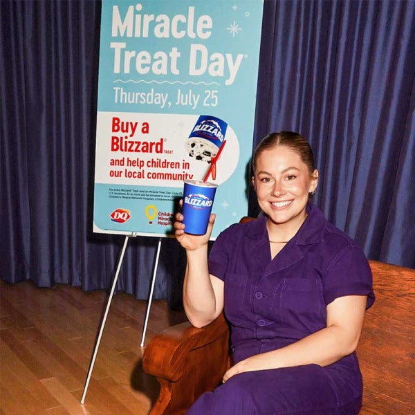 Dairy Queen and Shawn Johnson East Team Up for Miracle Treat Day!
