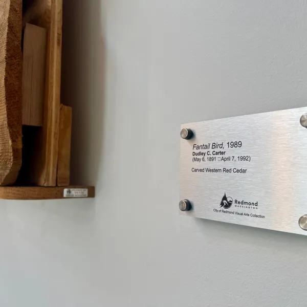 Custom Signs for Art Displays - Redmond Senior and Community Center, Redmond, WA
