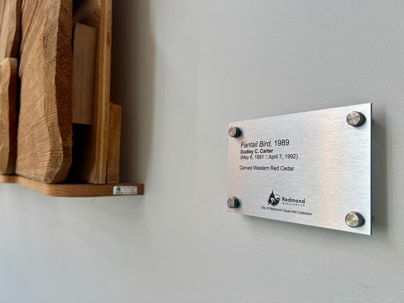 Custom Signs for Art Displays - Redmond Senior and Community Center, Redmond, WA