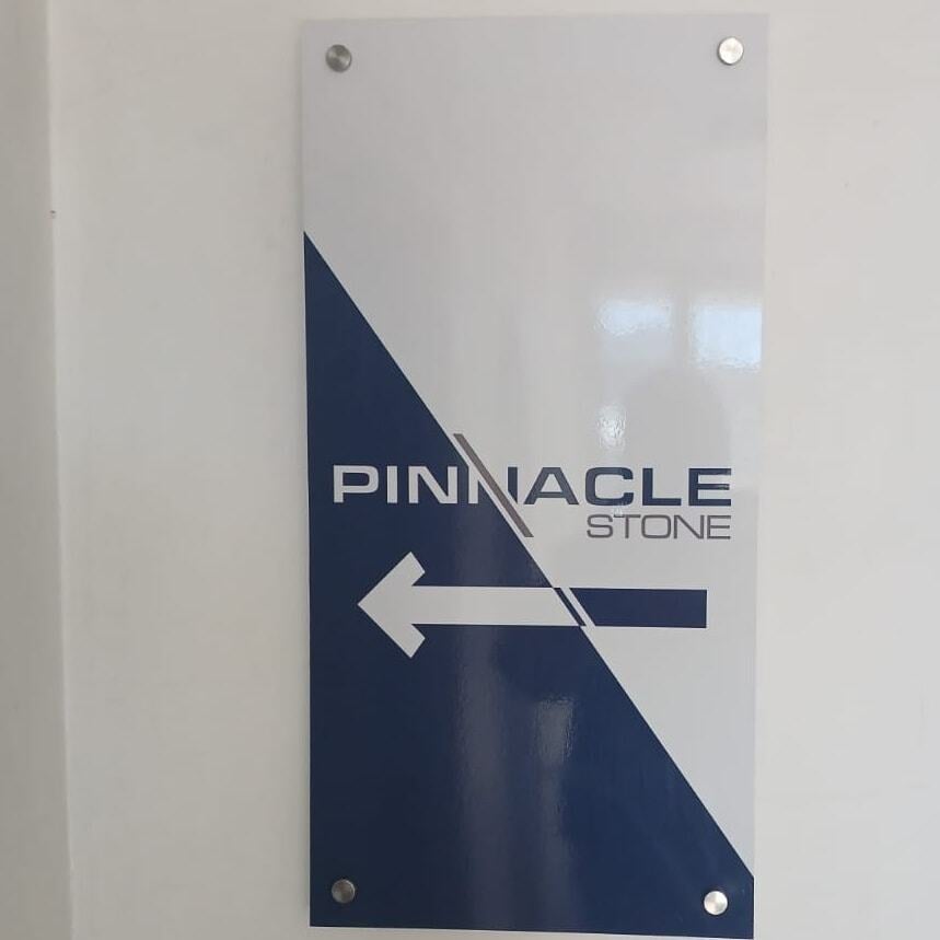 Sophisticated signage done for Pinnacle Stone