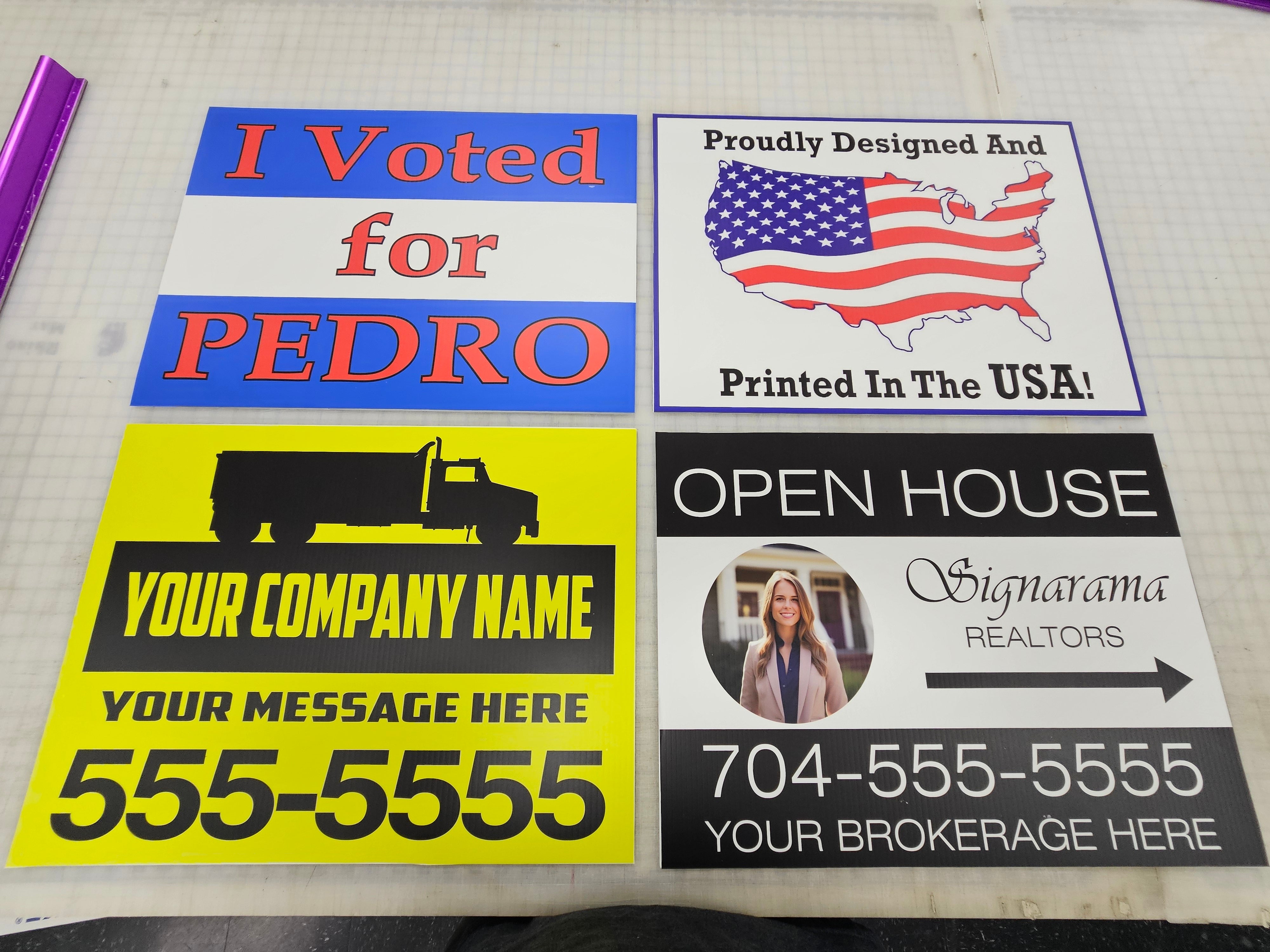 Yard Signs made to order!