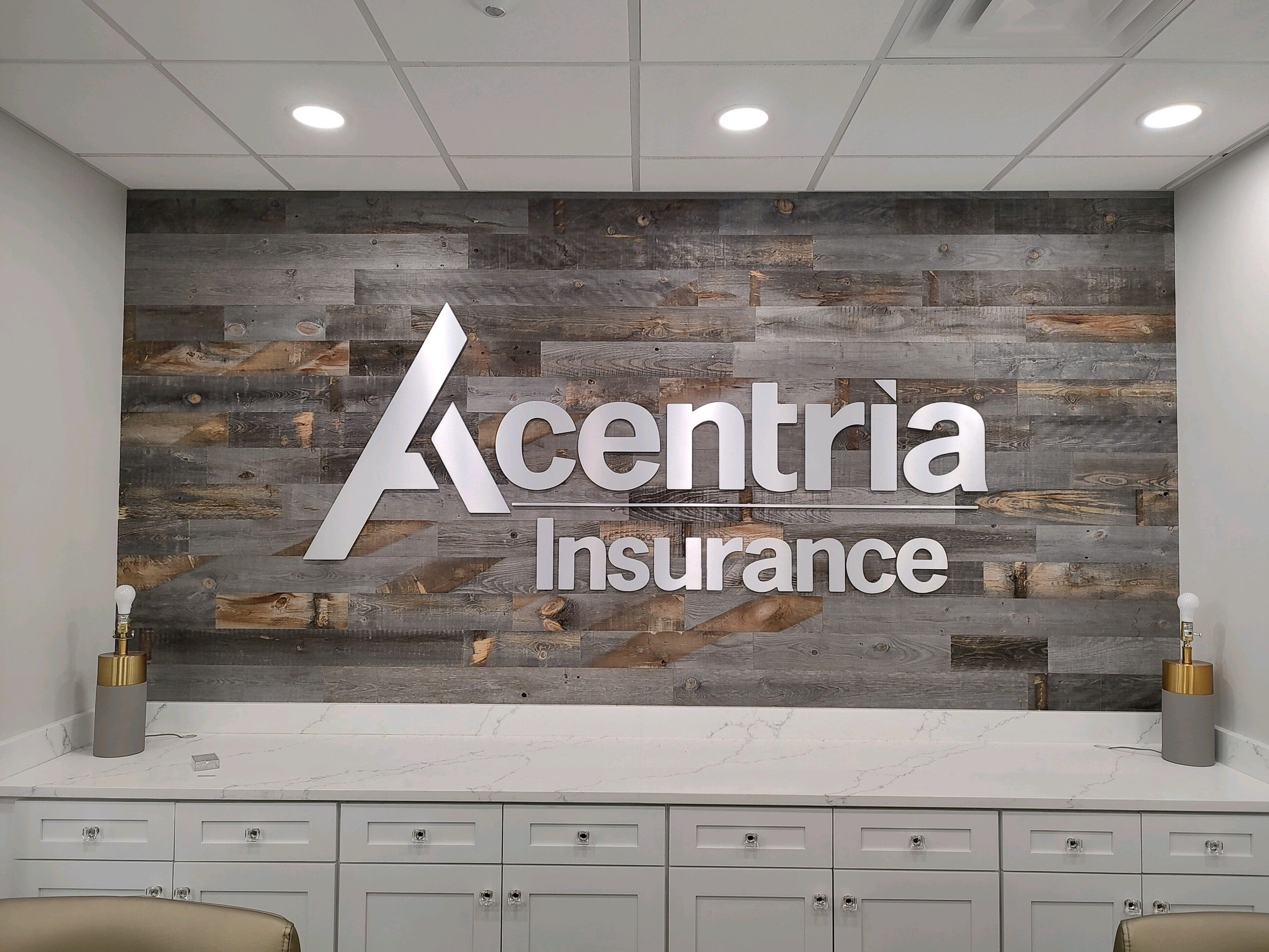 Acentria Dimensional Lettering