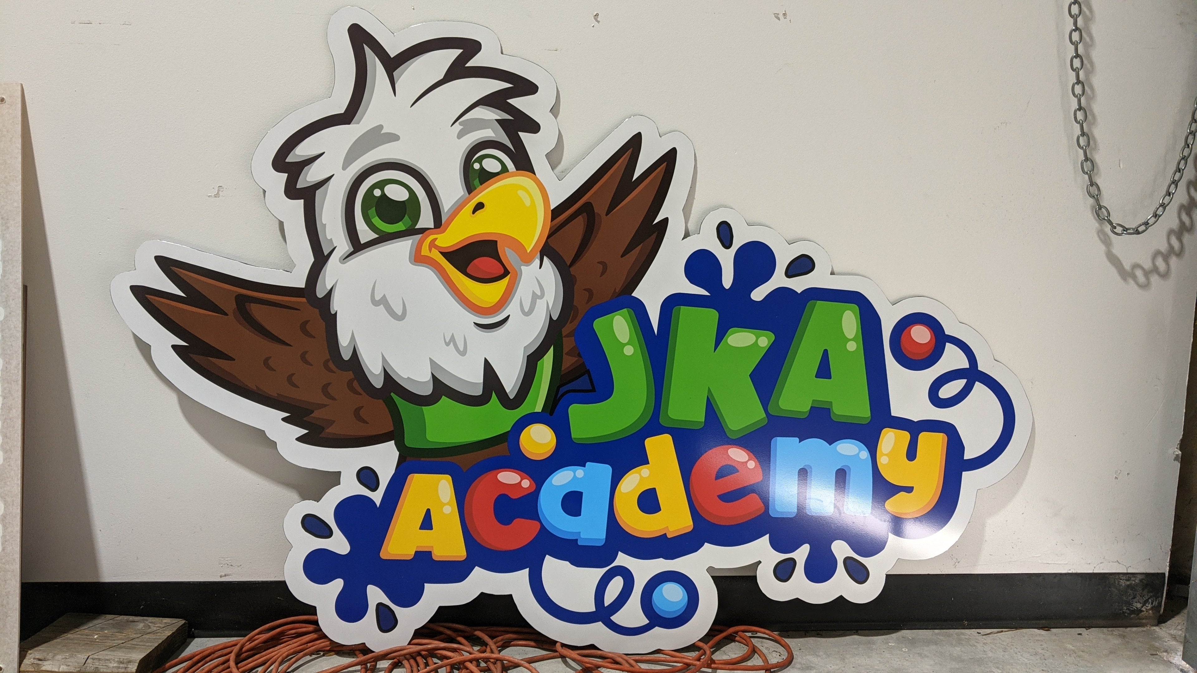 JKA Academy Coroplast Sign