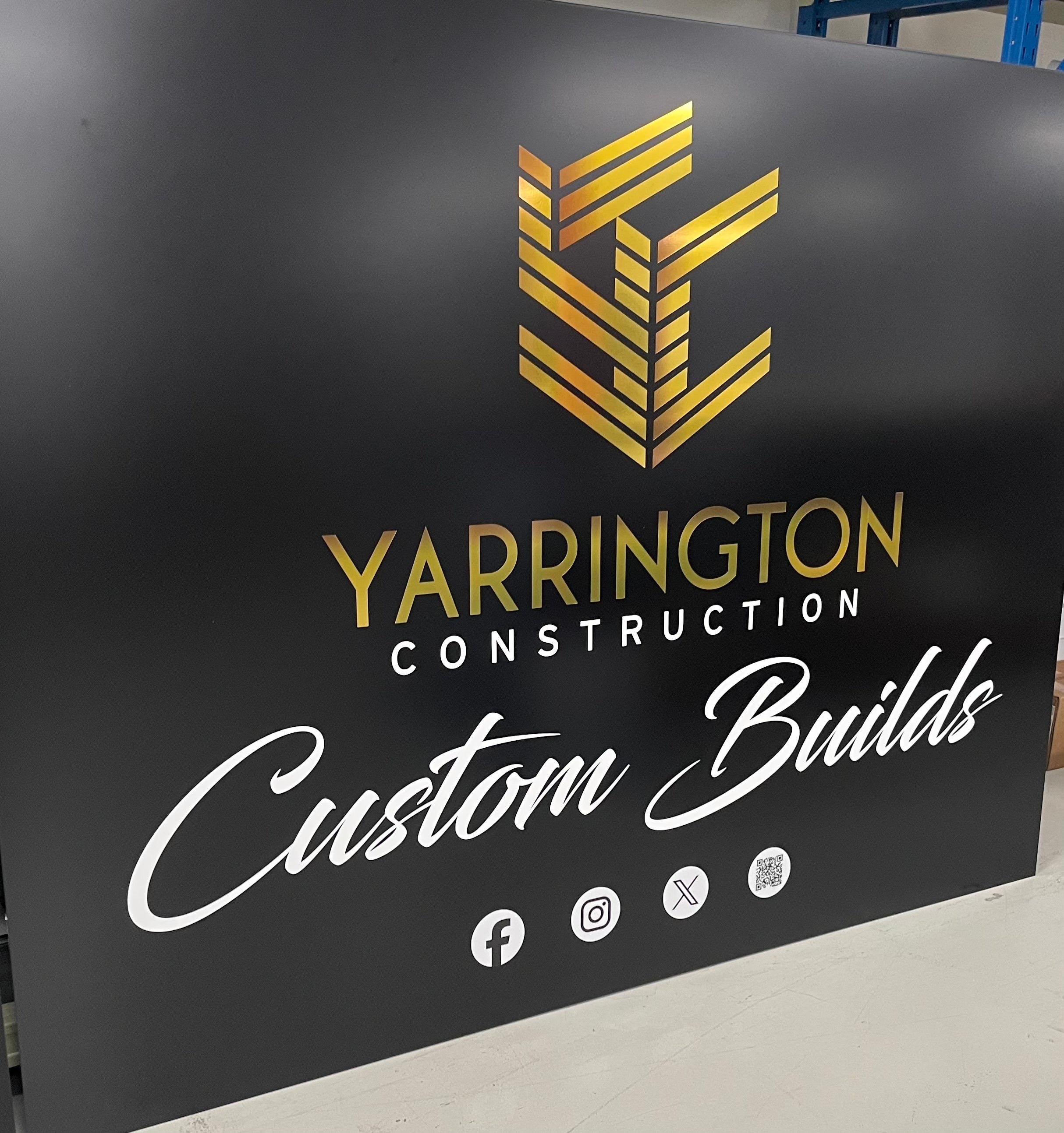Signage Refresh written by Yarrington Construction (testimonial)