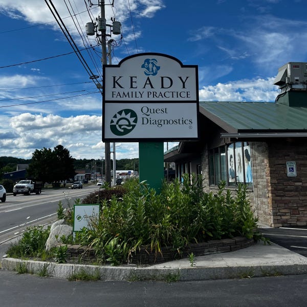 Keady Family Practice/ Quest Diagnostic Pylon Sign