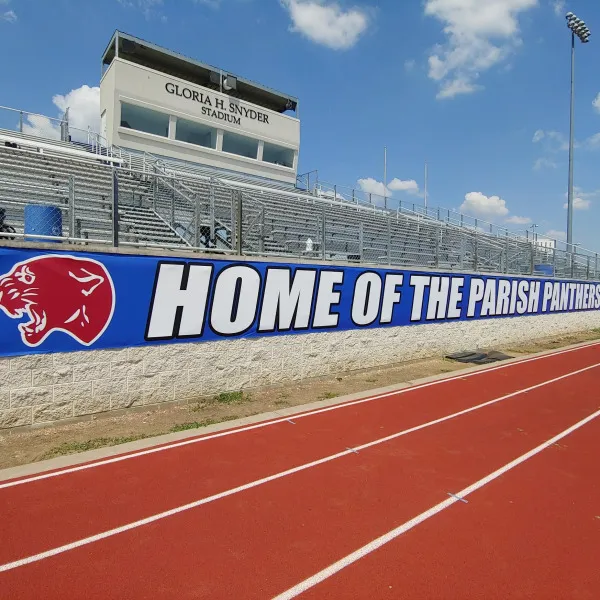 Parish Episcopal High School Football Stadium Banner