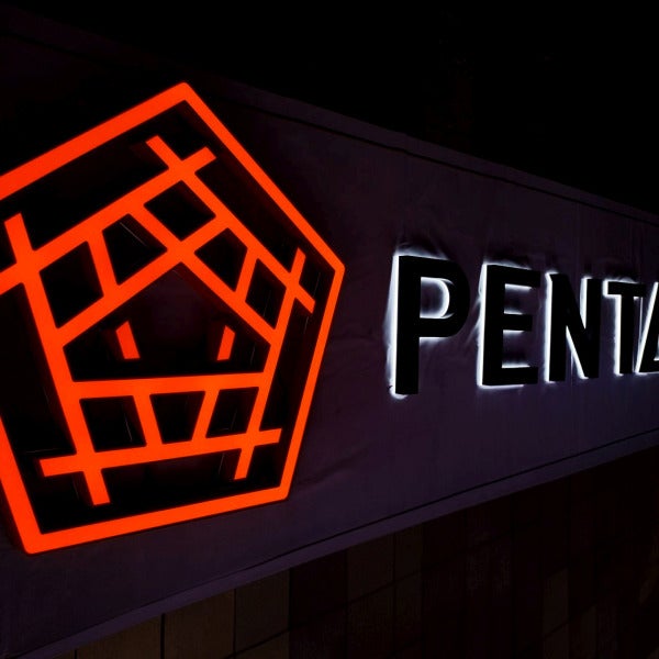 Pentanet Illuminated Building Signage