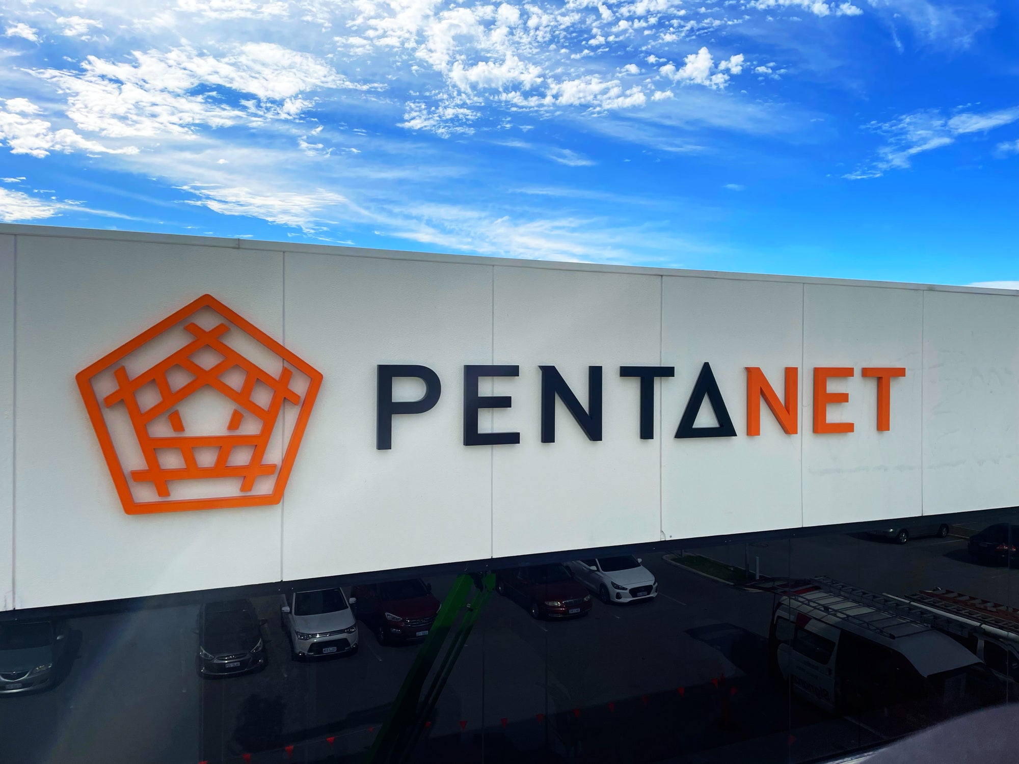 Pentanet Illuminated Building Signage