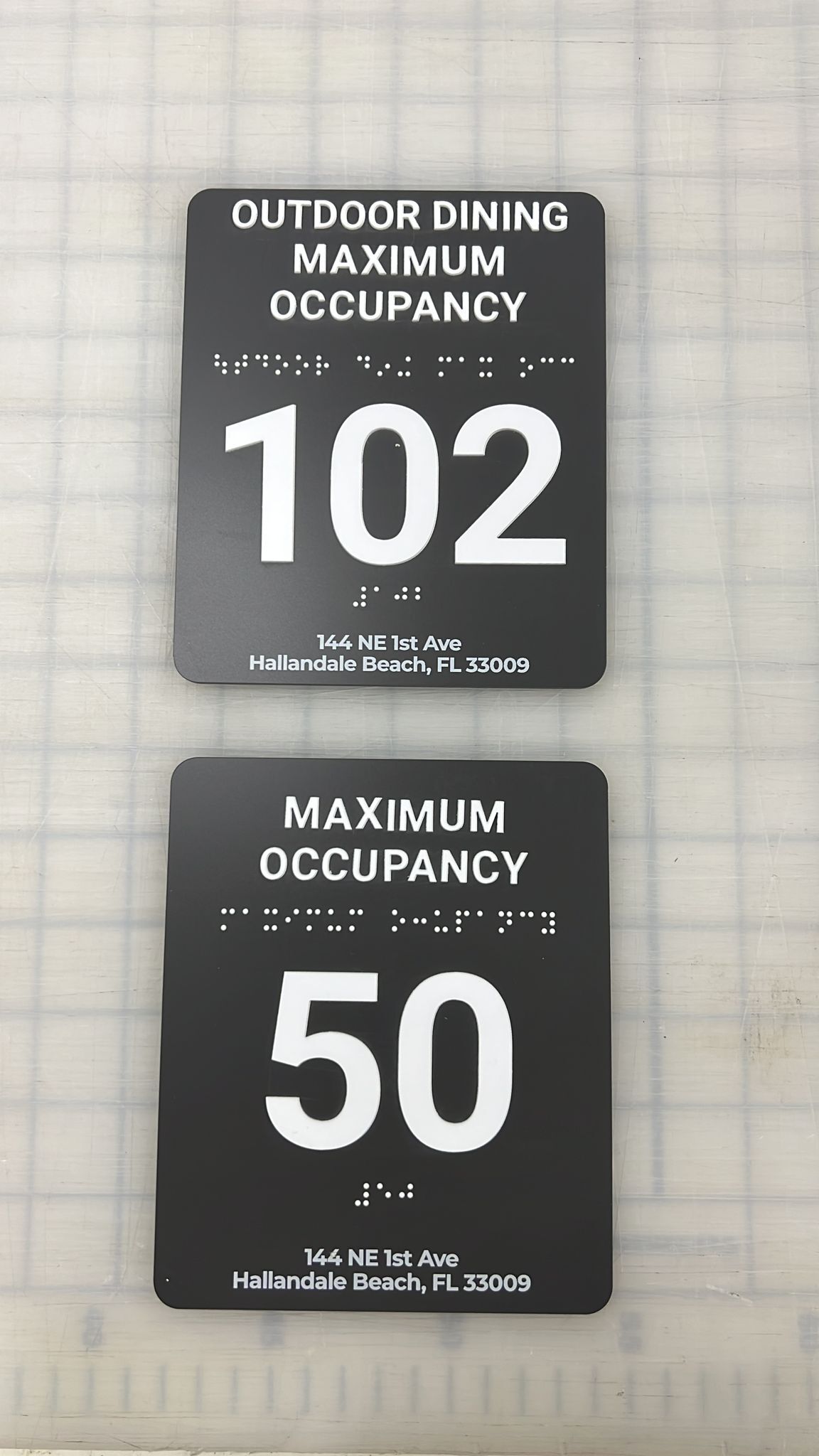 Acrylic Signs
