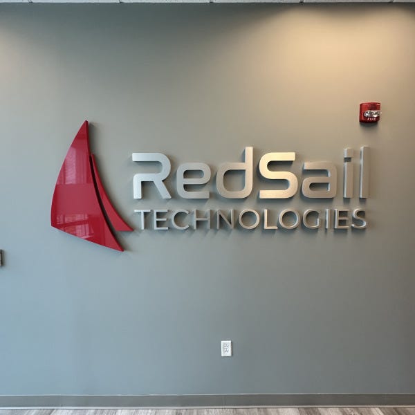 Red Sail Dimensional Letters