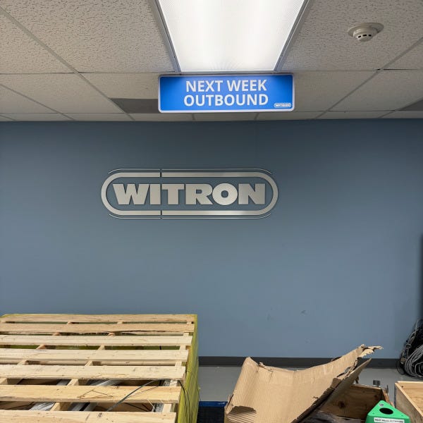 Witron Install INV 7548