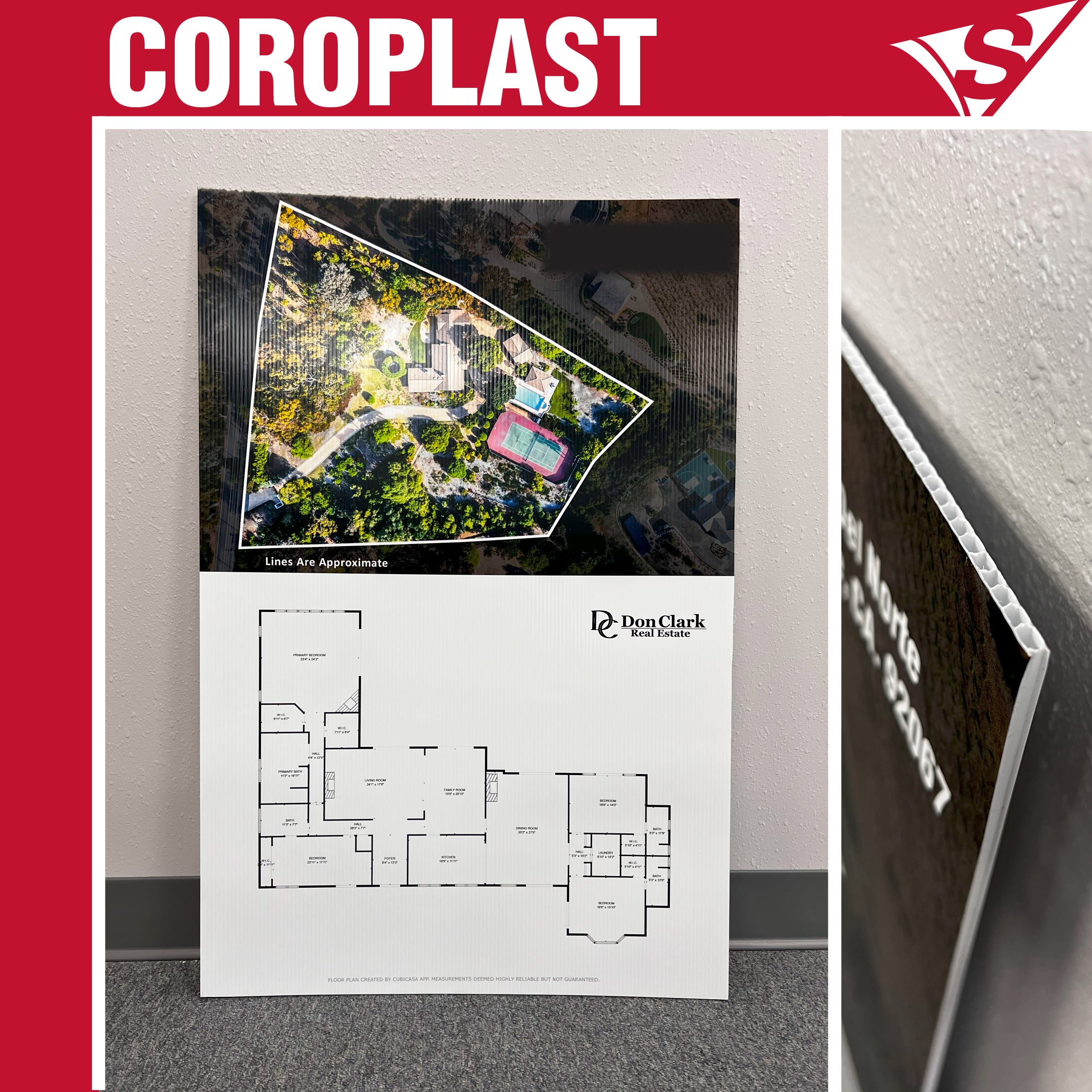 Coroplast signs