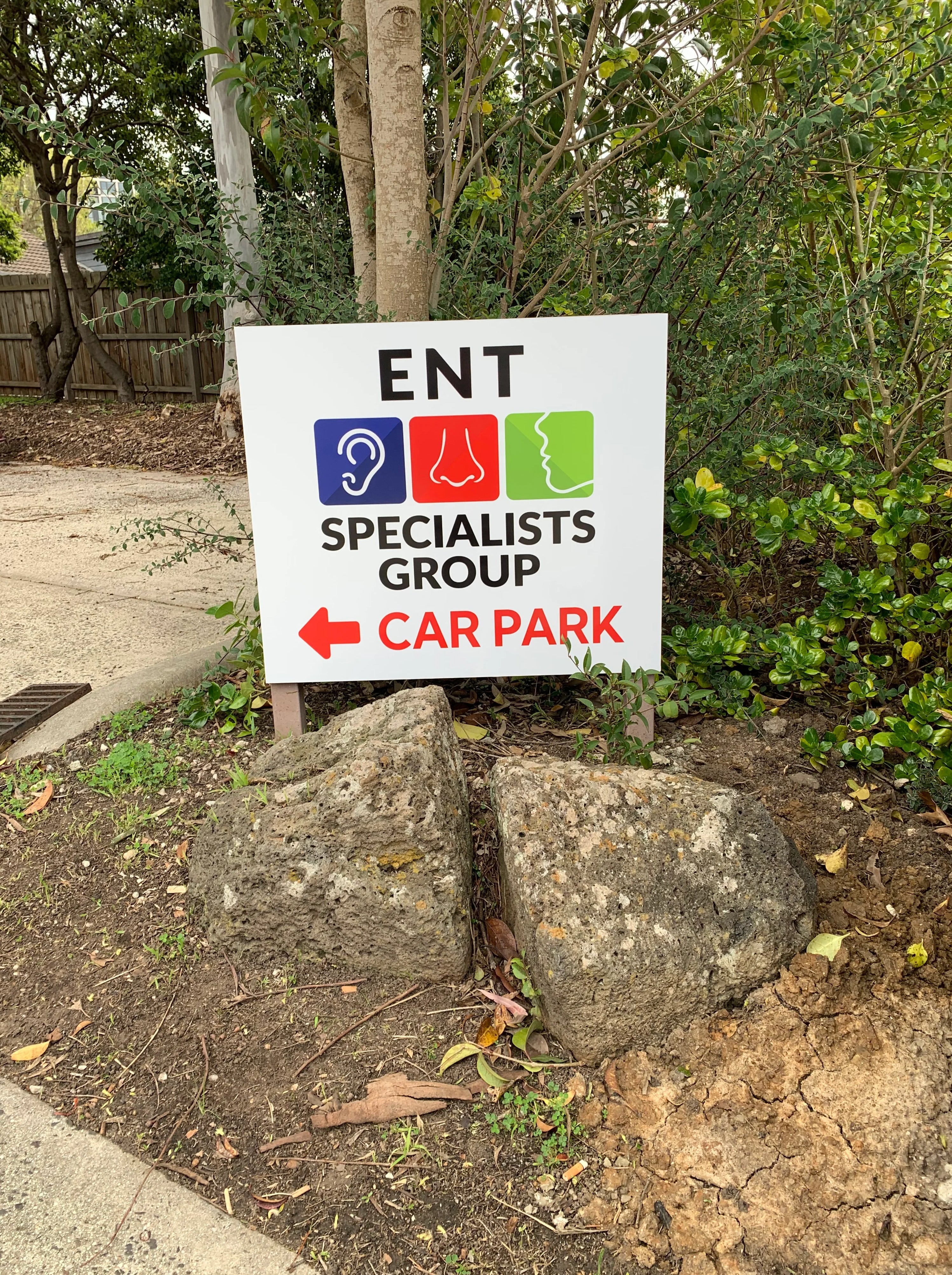 Building Signage - ENT Specialists Group - Heidelberg VIC.