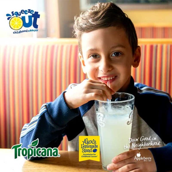 Applebee's Squeezes Support for Pediatric Cancer Research with Rockin' Poppin' Strawberry Lemonade Fundraiser Applebee's Squeezes Support for Pediatric Cancer Research with Rockin' Poppin' Strawberry Lemonade Fundraiser