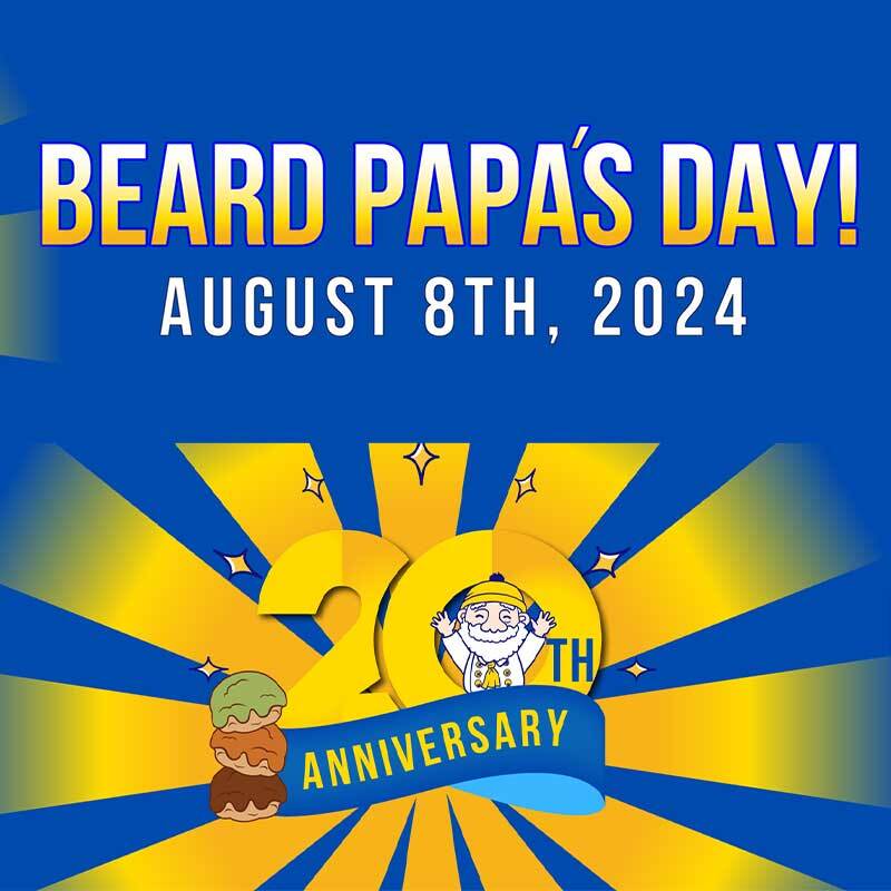Beard Papa's 20th Anniversary Celebration: Cream Puff Extravaganza to Delight Fans on August 8, 2024