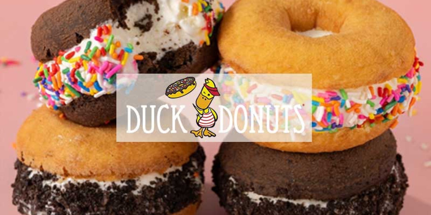 Duck Donuts Unveils Game-Changing Donut Ice Cream Sandwiches with Endless Customization Options Duck Donuts Unveils Game-Changing Donut Ice Cream Sandwiches with Endless Customization Options