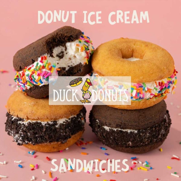 Duck Donuts Unveils Game-Changing Donut Ice Cream Sandwiches with Endless Customization Options Duck Donuts Unveils Game-Changing Donut Ice Cream Sandwiches with Endless Customization Options